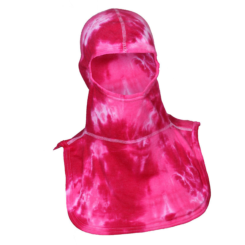 Embrace safety and style with Majestic Fire Apparel Tie Dye Firefighting Hood. PAC II & Nomex Blend tech. Ideal for fearless firefighters worldwide