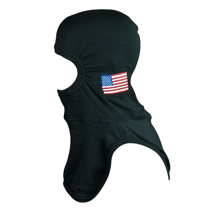 Stay protected in style with Majestic Fire Apparel American Flag Design Hoods. NFPA certified and featuring PAC II technology for ultimate safety.